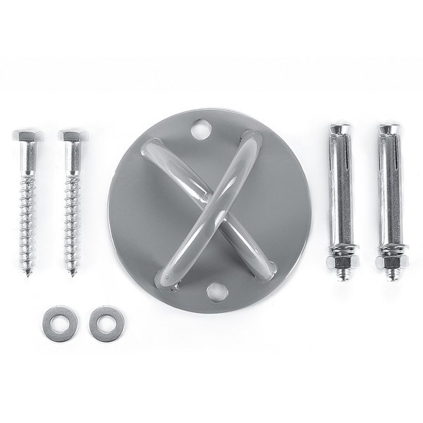 Faswin Wall Mount Bracket for Suspension Straps, Ceiling Anchor X Mount for Rings, Body Weight Strength Training Systems, Yoga Swings & Boxing Equipment