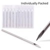 Ear Nose Piercing Needles - TC Mix body piercing needles 12g.14g.16g.18g.20g Individualized Package for Piercing Needle Supplies Piercing Kit (50 MIX)