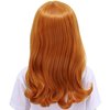Hulaidywig Orange Cosplay Costume Wig for Kid's and Headband + Green Scarf