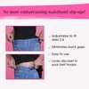Hollywood Fashion Secrets Hip Hugger, Navy, Elastic Belt Alternative, One Size