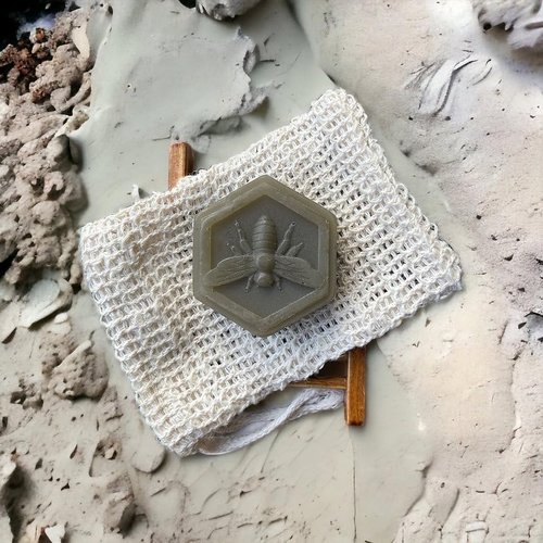 Bee-Youtiful Beauties Sea Clay & Honey Face Bar | Natural Bar Soap for Men & Women | Smooth Skin and Moisturizing | All Skin Types - Honeycomb