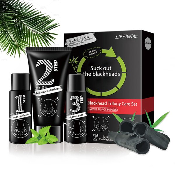 LJYBoBin Charcoal Cleansing Face Mask Kit,Mildness Oil Control Peel Off Blackhead Remover Mask for All Skin Types,Deep Cleansing Nose Blackhead Facial Mask for Men ＆ Women