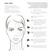 Generic Yssarea Obsidian Roller and Gua Sha - Face Roller | 100% Natural Obsidian Stone Set | Dual Sided Face Massager | Reduces Signs of Aging, Black
