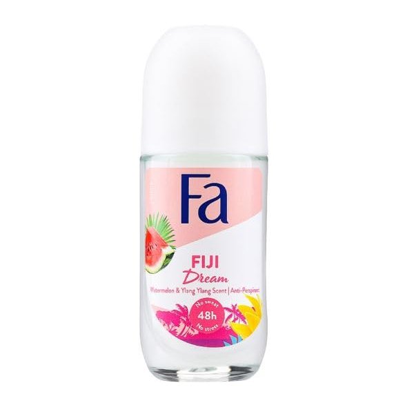 Fa- Fiji Dream roll on Anti-perspirant 50ml, 1.69 Fl Oz (Pack of 1)