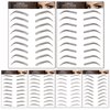 FZLMYANGNDQZ 6 Pcs Eyebrow Stickers Waterproof Eyebrow Tattoo Stickers Replaceable Fake Eyebrows for Women and Girls