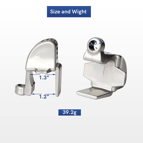 Boat Fender Clips, Adjustable Pontoon Boat Square Rail Fender Cleats/Clips/Hangers for Pontoon Bumpers, Pontoon Boat Accessories for Bumpers, 4 Pack