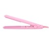 Hair Straightener, Flat Iron Curler, 25W PTC Straightener and Curling Iron in One Mini Hair Straightener(Pink, Us Plug)
