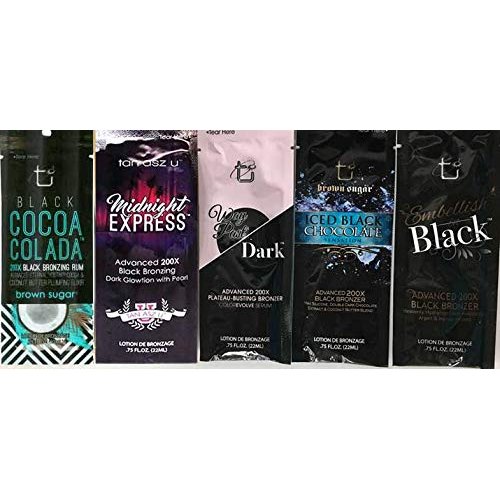 Lot of Five Tanning Lotion Sample Packets by Tan Incorporated