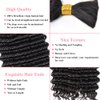 Human Braiding Hair Deep Wave Bulk Human Hair for Braiding 1 Bundle No Weft 10A Brazilian Virgin Curly Human Hair Extensions for Boho Braids Wet and Wavy Human Hair Braiding Hair 50g(24 inch)