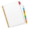 Avery 8-Tab Binder Dividers, Write & Erase Multicolor Big Tabs, 6 Sets (23079)