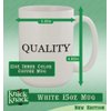 Same Same But Vegan - 15oz Ceramic White Coffee Mug