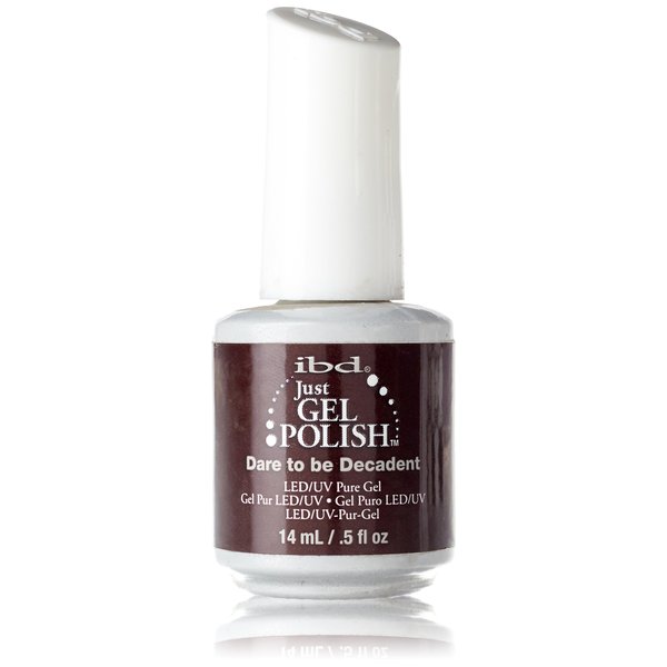 IBD Just Gel Soak Off Brown Nail Polish, Dare To Be Decadent