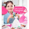 YEETIN Fashion Designer Kits for Girls Ages 6+, 800+Pcs Kids Sewing Kits, Arts & Crafts Set, Doll Clothes Making, Learn to Sew Gifts for Birthday