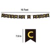 CHEERS TO 5 YEARS Banner, Pre-Strung, Black Gold 5th Birthday and Anniversary Party Decorations, Happy 5th Birthday Banner, Five Anniversary Party Banner, 5 Year Old Blessed & Loved Banner