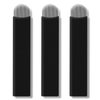 50pcs Black Microblading Needles 18U 0.18mm Blade Permanent Makeup Tattoo Needle for Manual Pen Available size 12U,14U,16U,18U,7F,12F,14F,16F,18F,21F