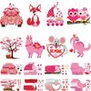 48 Sets Valentines Day Crafts Kit for Kids Valentines Heart Owl Crafts DIY Valentines Tree Ornament Kit Make Your Own Valentines Craft Projects Valentine Party Supplies Home Classroom Game Activities