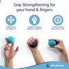 Mind & Body Stress Balls For Adults - Tri-Density Hand Therapy Exercise Squeeze Balls - Grip Strengthening For Hand Therapy - Anxiety And Stress Relief - Physical Therapy Support Fidget with Gel Core