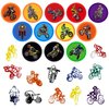 24 Pcs Dirt Bike Party Stampers,Motocross Birthday Party Supplies,Cross Country Motorcycle Extreme Sports Party Favors, Classroom Rewards Carnival Prizes, Racing Party Goodie Bag Pinata Fillers