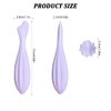 Lafo Facial Massage Roller, Silicone Face Massage Tools,Face Roller Skin Care for Shapes Body & Face Curves, Reduces Tiredness, Self Care Gift for Women Face and Eyes Massage (Purple)
