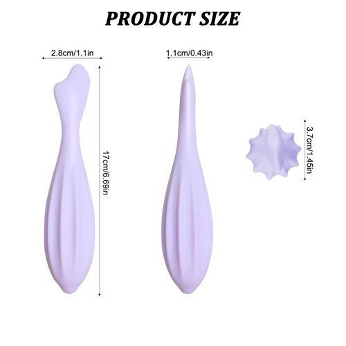Lafo Facial Massage Roller, Silicone Face Massage Tools,Face Roller Skin Care for Shapes Body & Face Curves, Reduces Tiredness, Self Care Gift for Women Face and Eyes Massage (Purple)