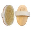 Spiffy Skin Wet and Dry Body Brush Exfoliator - Medium Soft Natural Bristle - Exfoliates Dead Skin - Slows Aging - Reduces Cellulite - Stimulates Lymph and Blood Flow and increases Energy