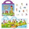 RUSON Reusable Sticker Book for Kids, Fairy Stickers Educational Learning Toys Travel Stickers Activity Books for Toddler Girls Boys Age 3+ Birthday Gifts