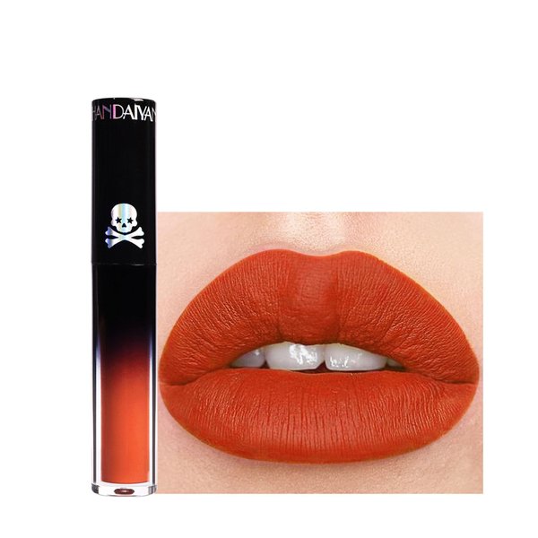 Sunnyvale Liquid Lipstick for Women, Color Stay Long Lasting Warm Brown Matte Lipstick for Latte Makeup, Transferproof & Smudgeproof, 7#