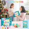 Bath Bombs for Kids with Surprise Inside, 24 Pack Kids Bath Bombs Gift Set, Natural Organic Kid Bubble Bath Fizzy for Girls Boys with Bath Toys Inside