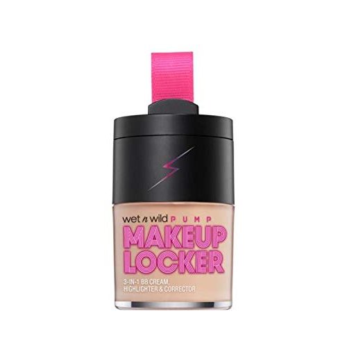 Wet N Wild Makeup Locker- 3-In-1 Sheer BB Cream, Highlighter & Corrector (173A Fair Light)