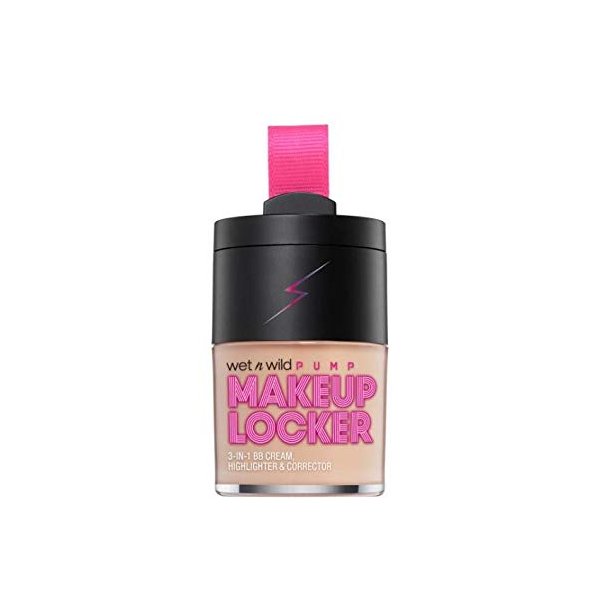 Wet N Wild Makeup Locker- 3-In-1 Sheer BB Cream, Highlighter & Corrector (173A Fair Light)