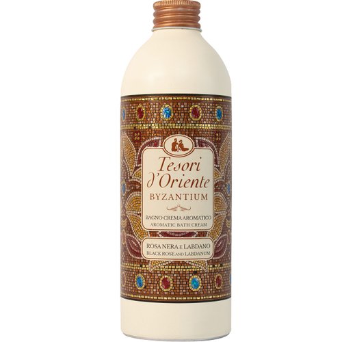 Tesori d’Oriente Bubble Bath for Women, Foaming Bath, Bath Bubbles for Women Relaxing, Luxurious Body Wash for Women & Skin Care- 500 Ml-16.91 us Fl Oz- [Italian Import ]-(Byzantium)