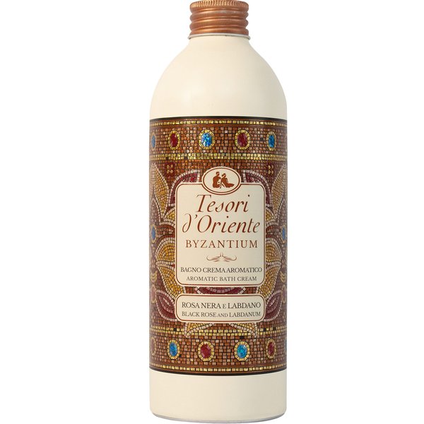 Tesori d’Oriente Bubble Bath for Women, Foaming Bath, Bath Bubbles for Women Relaxing, Luxurious Body Wash for Women & Skin Care- 500 Ml-16.91 us Fl Oz- [Italian Import ]-(Byzantium)