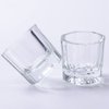 Rolabling Glass Crystal Dappen Dish Nail Art Acrylic Powder Holder Liquid Cup for Manicure Tools(2 pcs no lid)