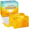 CLERZENA Honey Kojic Acid and Turmeric Soap Bars for Dark Spots | Vitamin C & E, Retinol, Collagen, Honey Oil | Spot Treatment for Face Bath Soap Bars | All Natural Soap Bar Face Soap for Women & Men