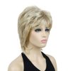 Lydell Short Length Layered Shaggy Full Synthetic Wigs (15BT613)