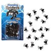 18 x Fake Plastic Spiders - Realistic 'Sneaky Spiders' Toy - Hilarious Bugs and Insect Pranks for Adults and Kids - Play the Spider in a Box Gag or use for Halloween, Party Favors and Practical Jokes