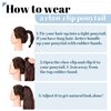 SEGO Claw Clip Ponytail Extension Human Hair Clip in Ponytail Hair Extensions 100% Real Human Hair Pony Tails Hair Extensions Long Straight For Women 14 Inch Medium Brown&Dark Blonde 105 Gram