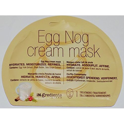 Egg Nog Cream Sheet Mask