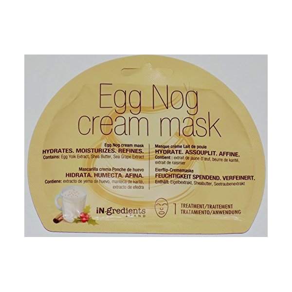 Egg Nog Cream Sheet Mask