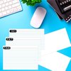 Index Cards 5x7 Ruled - Pinovk Flash Cards for Studying, White Index Cards, File Note Cards, Study Cards, Flash Cards, Study Cards, 50 Pcs Lined Index Flashcards for Office and School Supplies