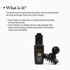 Inala Black Bag Bundle Power Potion & Crown Polisher - Rice Water Complex Serum and Fillable Scalp Massager - Serum for Scalp and Shampoo Scrub to Stimulate Hair growth - Suitable for All Hair Types