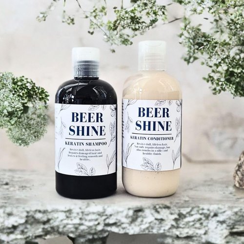 Beer Shine Keratin Shampoo & Conditioner