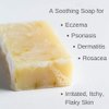 Emu Oil Soap for Sensitive Skin - Gentle Cleanser for Dry Irritated Skin Due to Eczema Psoriasis Dermatitis Lichen Sclerosus TSW Red Skin Syndrome