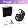 ASDSASFA Magnetic Eyelashes without Eyeliner - Reusable Dual Magnetic lashes with 16 Pair, Black