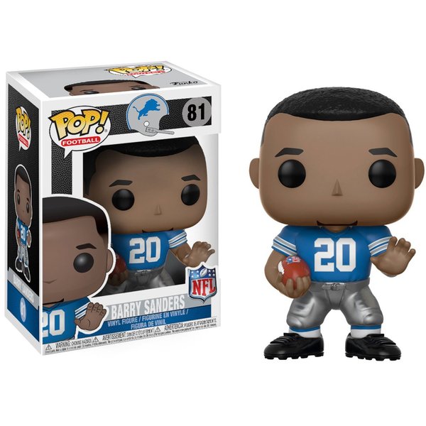 Funko POP NFL: Barry Sanders (Lions Home) Collectible Figure