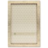 Lawrence Frames 4W x 6-Inch H Gold Metal Picture Frame with Linen Pattern (712346)