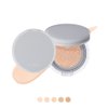 Rom&nd Nu Zero Cushion (01 Porcelain 17) Long Lasting, High Coverage, Semi Matte Finish, Flawless Complexion Without Cakey Face, Makeup Base and Fixer, Thinly Layered, Korean Cushion Foundation