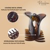 Parcelona French Swift Tortoise Shell Celluloid Covered Spring Medium Jaw Hair Claw Clip Clamp