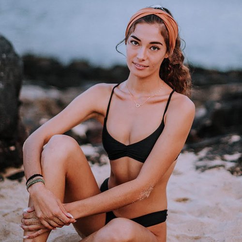 Soulvation Soft Stretch Twist Headband, for Sports Yoga Workout, Buttery Bamboo, Comfortable Headwrap Fabric Hair Band, Women's Thick Wide Head Band