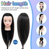 Neverland Beauty Mannequin Head with Hair, 20 Inch Cosmetology Manikin Practice Braiding Doll Head for Hair Styling, Training Head for Braiding Hairdressing for Kids #1B